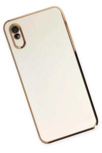 Xiaomi Redmi 9A Kılıf Volet Silikon - Beyaz - Resim 2