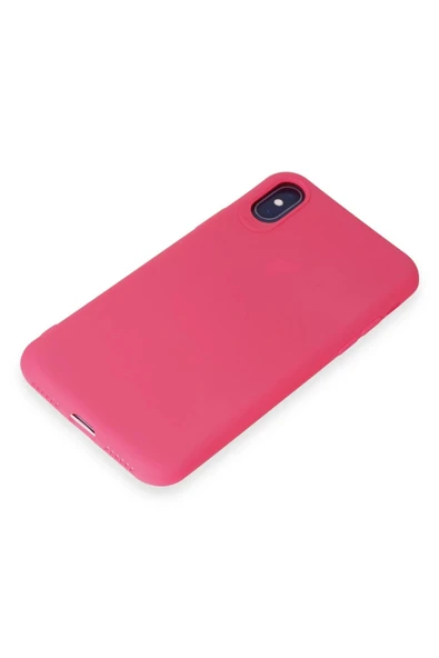 iPhone X Kılıf First Silikon - Pembe - 4