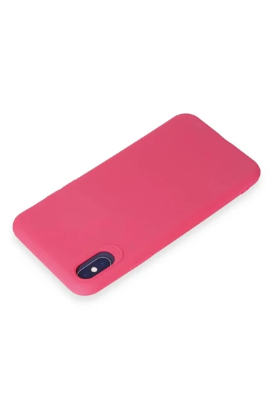 iPhone X Kılıf First Silikon - Pembe - 3