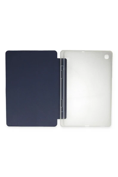 Xiaomi Redmi Pad SE Kılıf Kalemlikli Mars Tablet Kılıfı - Lacivert - 3