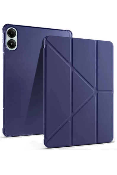 Xiaomi Redmi Pad Pro 12.1 Kılıf Kalemlikli Mars Tablet Kılıfı - Lacivert