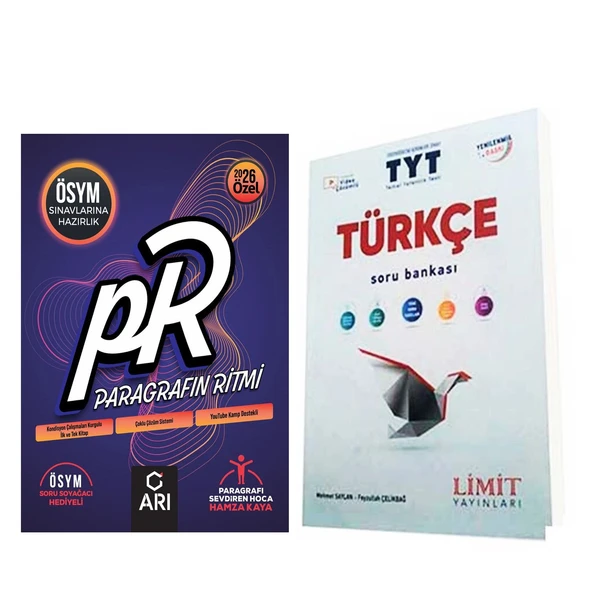 Arı Yayınları Paragrafın Ritmi ve Limit Türkçe Soru Bankası Seti 2 Kitap ürün görseli 1