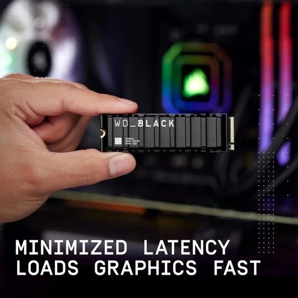 WD_BLACK SN850X NVMe Dahili Oyun Soğutuculu SSD - Resim 5
