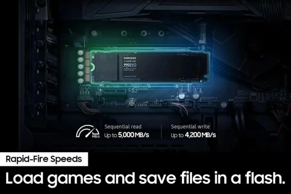 Samsung 990 EVO 1TB M.2 NVMe Dahili SSD - Resim 2