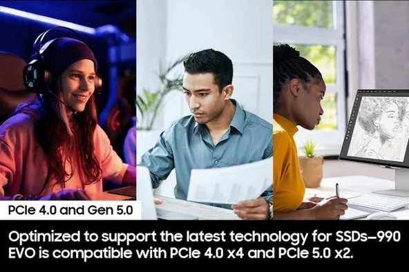 Samsung 990 EVO 1TB M.2 NVMe Dahili SSD - Resim 5