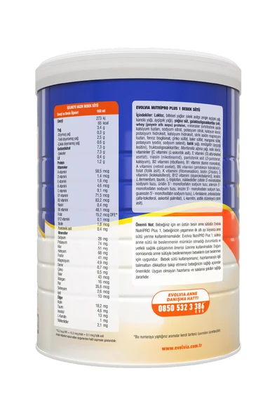 Evolvia NutriPRO Plus 1 Bebek Sütü 1000 gr x 2 Adet - Resim 5