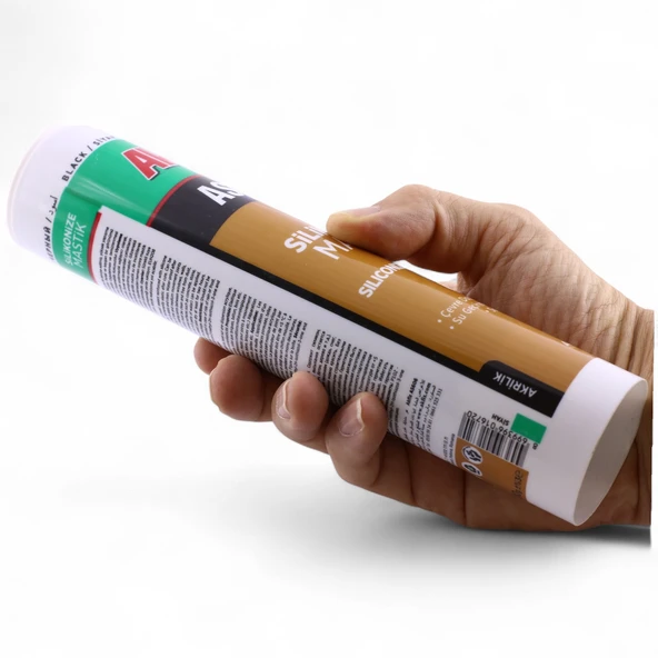 Silikonize Mastik Siyah Renk Boyanabilir Suya Dayanıklı Solventsiz Banyo Pencere Yapı Dolgu Malzeme - Resim 3
