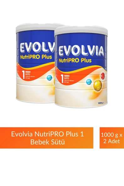 Evolvia NutriPRO Plus 1 Bebek Sütü 1000 gr x 2 Adet ürün görseli