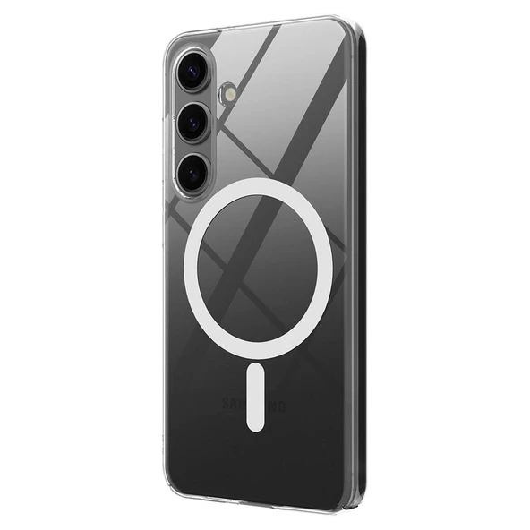 Galaxy S25 Kılıf Kamera Korumalı M-safe Sert PC Zore Porto Kapak - 3