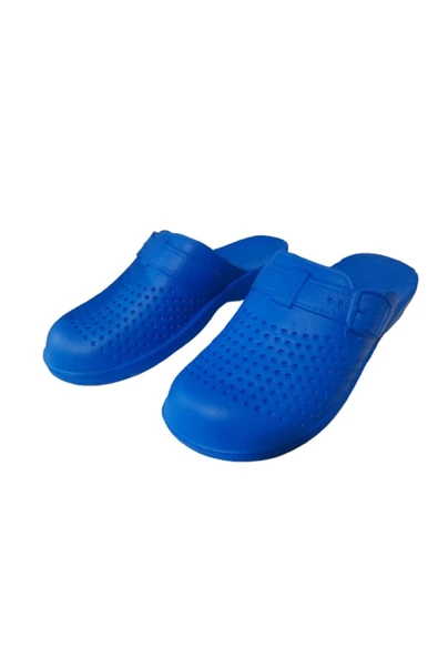 GEZER Ge0358-10 Erkek Koyu Mavi Noktalı Kapalı Banyo Terliği - 3