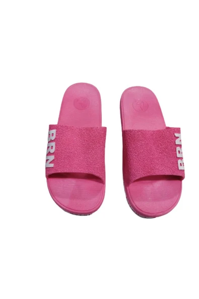 BRN B052-10 Kadın Pembe Kaymaz Taban Deniz Plaj Günlük Yürüyüş Terlik - 4