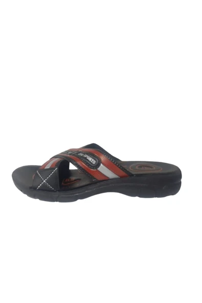 Ziley Unısex Siyah-Turuncu Ultra Hafif Günlük Terlik zley7997 - 3