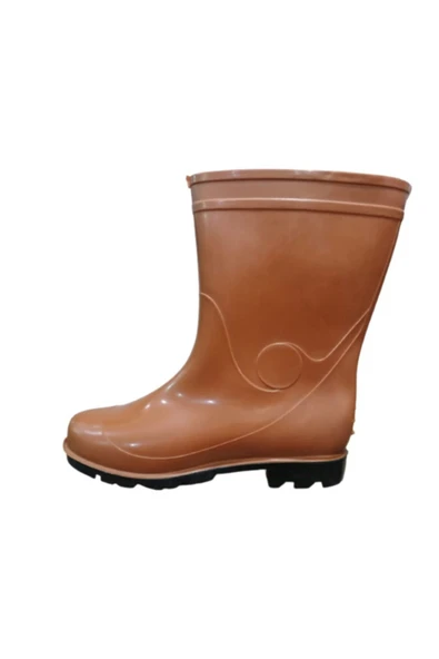 Doğan D0626-01 Unısex Siyah Taban Kısa Yağmur Çizmesi - Resim 4