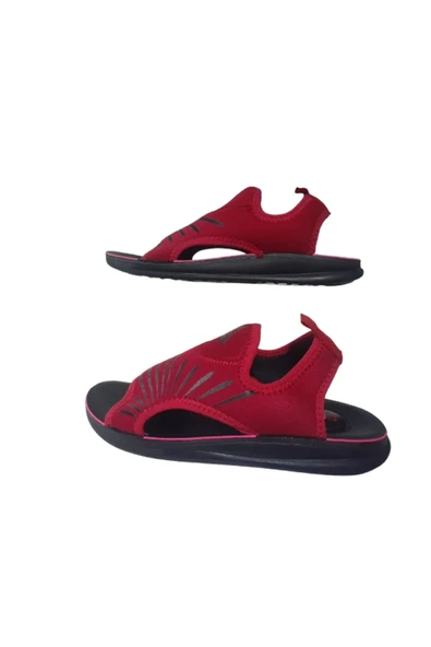 GEZER Unısex Kırmızı Ultra Hafif Günlük Şık Sandalet gezeer20-02 - 4