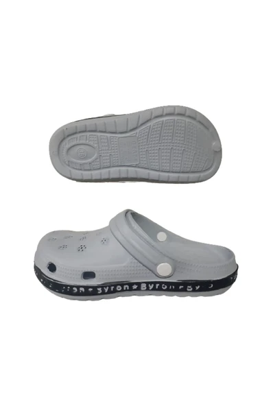 Byron Byrn09-20 Gri Unisex Sabo Hastane Hemşire Terlik - 5