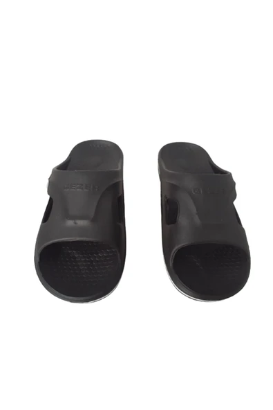 GEZER Unisex Siyah-beyaz Çizgili Banyo Balkon Plaj-deniz -havuz Günlük Terlik - 5