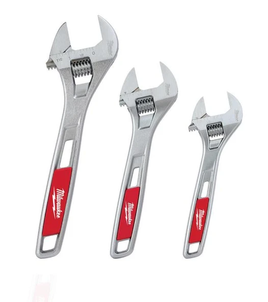 Milwaukee 3 Prç. Kurbağacık Anahtarı 150/200/250mm