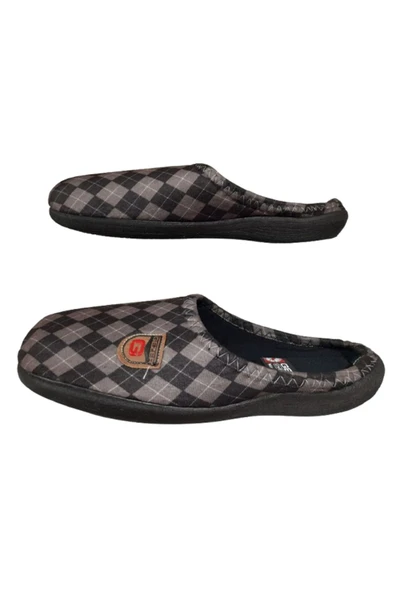 GEZER Erkek Gri Taban Ev İçi Ultra Hafif Günlük Terlik - Resim 3