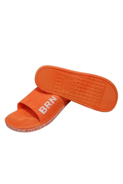 Byron Brn B050-10 Turuncu Kaymaz Taban Deniz Plaj Havuz Günlük Yürüyüş Terlik