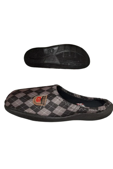 GEZER Erkek Gri Taban Ev İçi Ultra Hafif Günlük Terlik - Resim 2