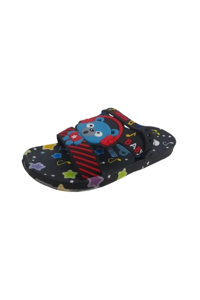 GEZER Yazlık Çocuk Islak Zemine Uygun Günlük Havuz Plaj Terlik-sandalet - 2