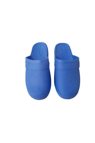GEZER Ge0681-10 Unisex Mavi Kapalı Banyo Terliği - Resim 3