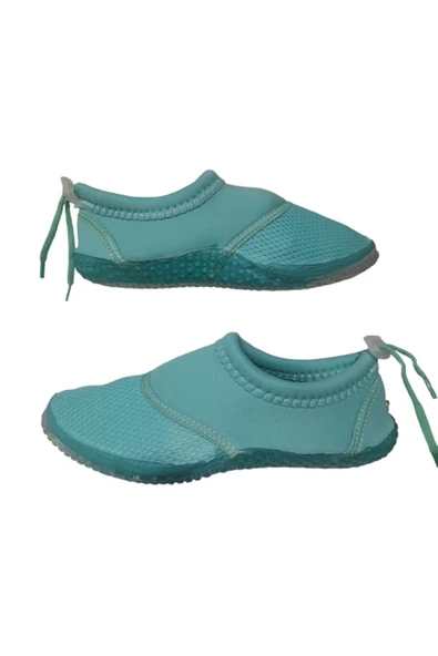 SRB Serabien Kadın Su Yeşili Fileli Deniz Havuz Plaj Ayakkabı SRB232-565 ürün görseli
