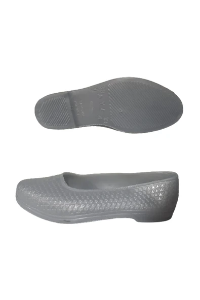 Yayla Kadın Gri  Bağ Bahçe Iş Için Günlük Lastik Ayakkabı YAYLAA76-10 - Resim 6