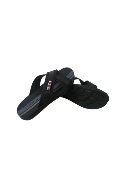 Muyaa Erkek Çocuk Siyah Çapraz Bantlı Terlik - 6