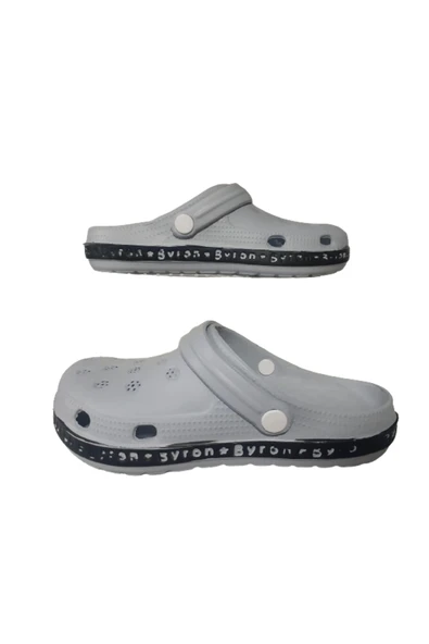 Byron Byrn09-20 Gri Unisex Sabo Hastane Hemşire Terlik