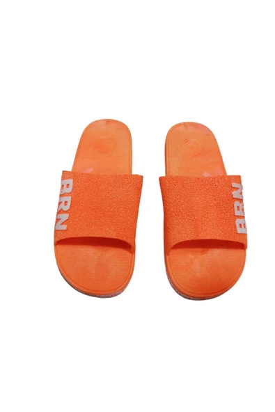Byron Brn B050-10 Turuncu Kaymaz Taban Deniz Plaj Havuz Günlük Yürüyüş Terlik - 2
