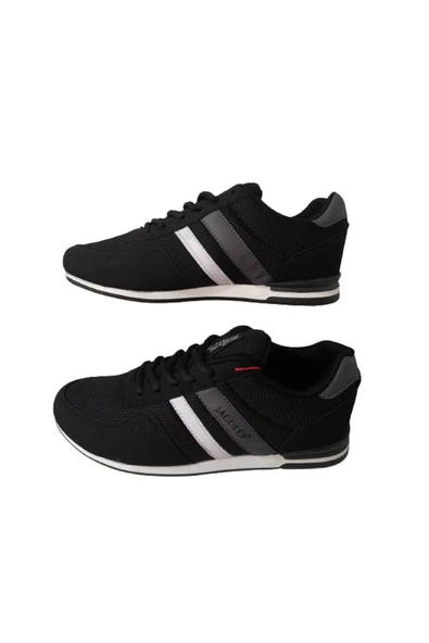 STAR JAGULEP Siyah Bagcıklı Unisex Günlük Spor Ayakkabı - Resim 2