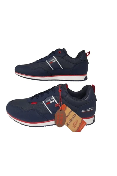 Jagulep Erkek Lacivert Kaymaz Ortopedik Taban Günlük Spor Ayakkabı - 2