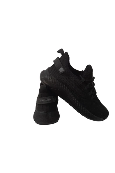 PASOMİA Pasomia Siyah Triko Günlük Spor Ayakkabı - Resim 3
