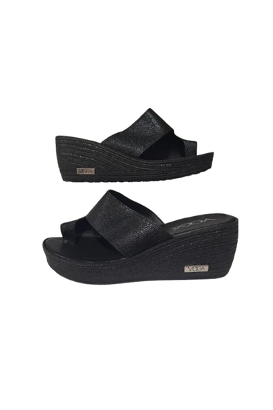 Voga Kadın platform terlik yüksek topuklu şık kadın terliği ürün görseli 1