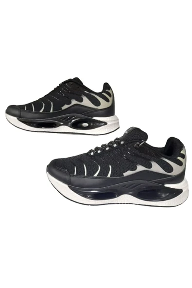 Best Of Erkek Siyah-Beyaz Ortopedik Taban Yürüyüş Ayakkabısı - Resim 2