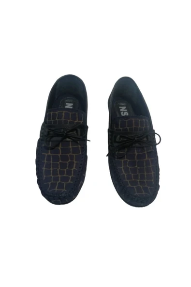 N S R Nsr N015-10 Erkek Lacivert Loafer Ayakkabı - 4