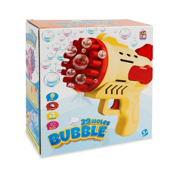 Nessiworld  Pilli Işıklı Köpük Atan Tabanca - Resim 3