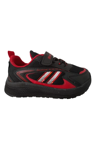 yıldırım kundura Siyah Rahat Ortopedik Erkek Çocuk Günlük Spor Ayakkabı - Resim 4