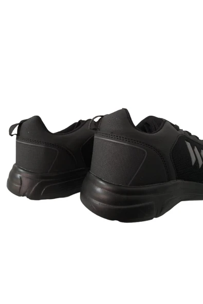 MAGG POINT Erkek Siyah-siyah Anorak Büyük Beden Günlük Bağcıklı Spor Ayakkabı - Resim 6