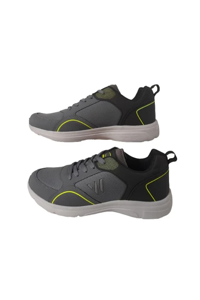MAGG POINT Mgp023-020 Erkek Siyah-füme Ultra Hafif Poli Taban Günlük Yürüyüş Spor Ayakkabı - Resim 4