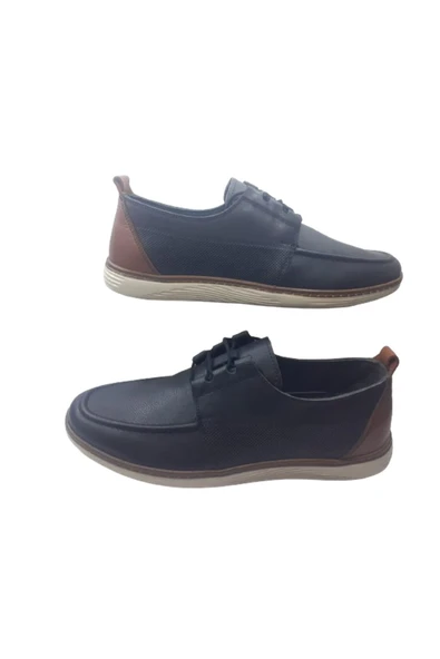 N S R NSR Erkek Siyah Timberlend Günlük Şık Ayakkabı