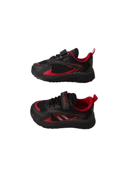 yıldırım kundura Siyah Rahat Ortopedik Erkek Çocuk Günlük Spor Ayakkabı - Resim 2