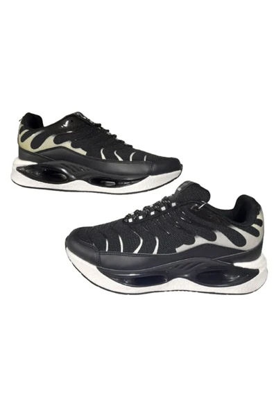 Best Of Erkek Siyah-Beyaz Ortopedik Taban Yürüyüş Ayakkabısı ürün görseli