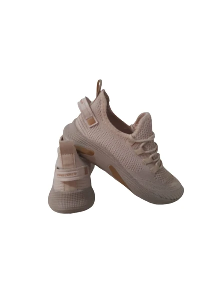 PASOMİA Pasomia Krem Triko Günlük Spor Ayakkabı - Resim 5