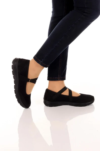 Kadın Babet Kolay Giyilebilir Hava alabilen Hafif Rahat Taban Esnek Günlük Spor Ayakkabı 048 - 7