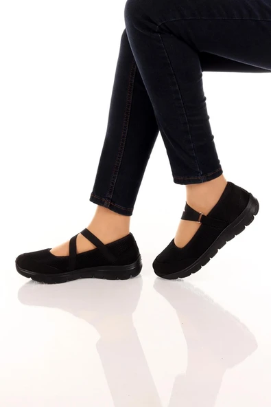 Kadın Babet Kolay Giyilebilir Hava alabilen Hafif Rahat Taban Esnek Günlük Spor Ayakkabı 048 - 8