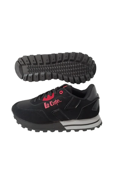 Lee Cooper Unısex Siyah Ultra Hafif Termo Taban Günlük Spor Ayakkabı - Resim 4