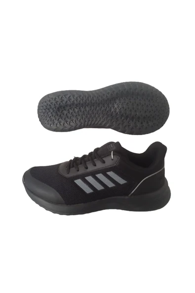 Best Of Bestof Siyah Fileli Hafif Unisex Yürüyüş Günlük Ayakkabı - 4