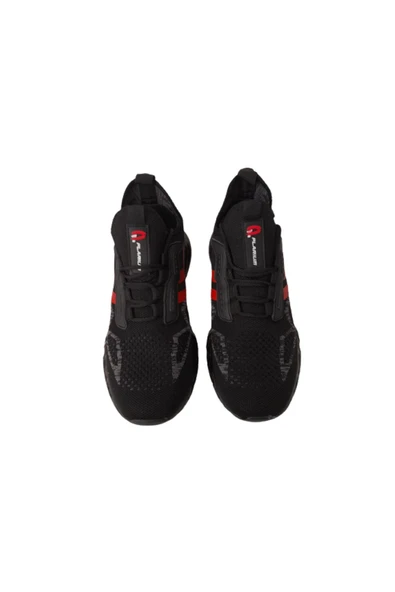 PLARIUM Erkek Siyah Günlük Spor Ayakkabı - Resim 6